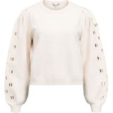 Object - Objyuki L/S Re Knit Pullover - Creme - Dames