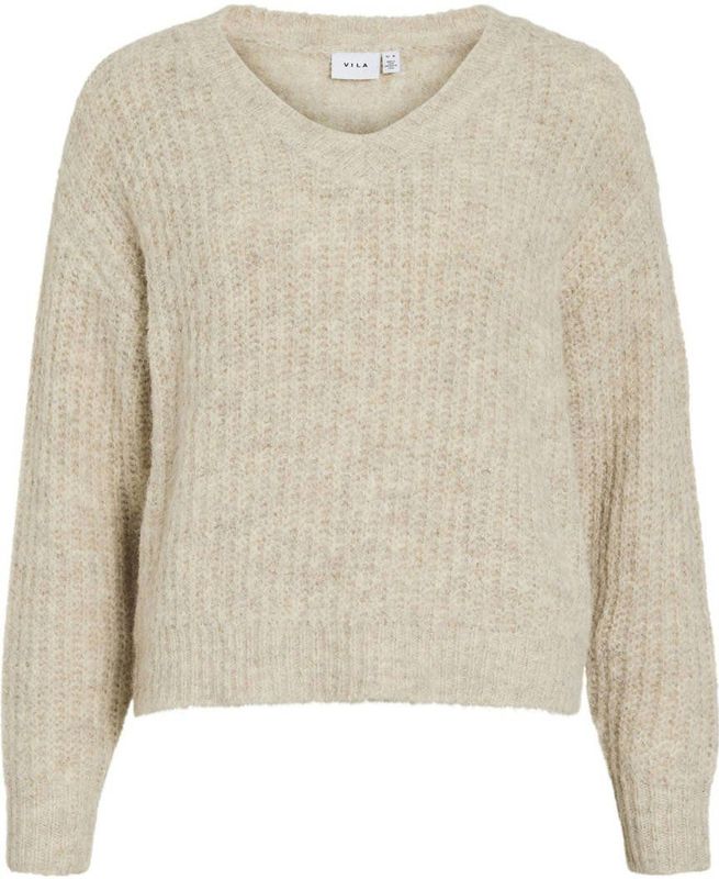 Vila - Lampe - Trui - V-hals - Lange Mouwen - Regular Fit