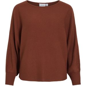 VILA Trui  kastanjebruin