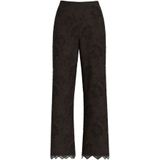 VILA - VIMAYE - Broek - Donkerbruin - High Waist - Gerecycled Materiaal