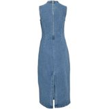 VILA - VINONA - Spijkerjurk - Medium Blue Denim - Mouwloos - Ronde Hals