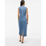 VILA - VINONA - Spijkerjurk - Medium Blue Denim - Mouwloos - Ronde Hals