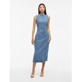 VILA - VINONA - Spijkerjurk - Medium Blue Denim - Mouwloos - Ronde Hals