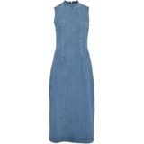 VILA - VINONA - Spijkerjurk - Medium Blue Denim - Mouwloos - Ronde Hals
