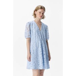 OBJECT - ROSE - Cocktailjurk - Pastelblauw - Korte Lengte - V-hals
