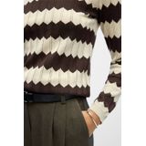 OBJECT - OBJebba - Gebreide Trui - Beige / Bruin