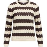 OBJECT - OBJebba - Gebreide Trui - Beige / Bruin