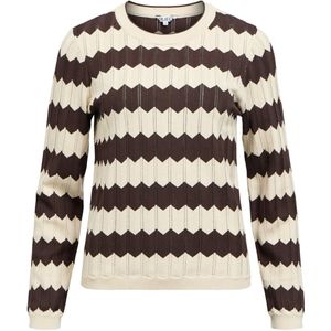 OBJECT - OBJebba - Gebreide Trui - Beige / Bruin