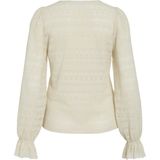 Vila - Vichikka Lace Top - T-shirt - Birch - Dames