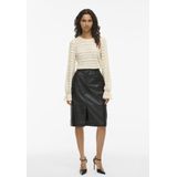 Vila - Vichikka Lace Top - T-shirt - Birch - Dames