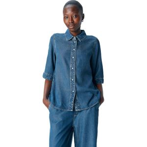 Object Frame - Overhemd - Korte Mouwen - Denim