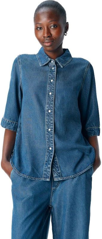 Object Frame - Overhemd - Korte Mouwen - Denim