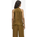 Vila - Vifadia - Top - Tapenade - Mouwloos - Strikdetail