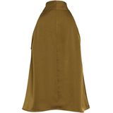 Vila - Vifadia - Top - Tapenade - Mouwloos - Strikdetail