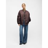 OBJECT - Tussenjas - Donkerbruin - Bomberjack - Licht Gevoerd