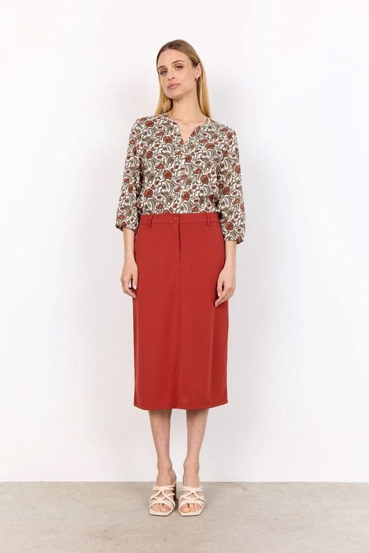 Soyaconcept - SC-SAMEA 2 - Blouse - Rood - 100% LENZING™ ECOVERO™ Viscose