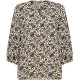 Blouse - Paisley - Viscose - Lange Mouw - Normale Pasvorm