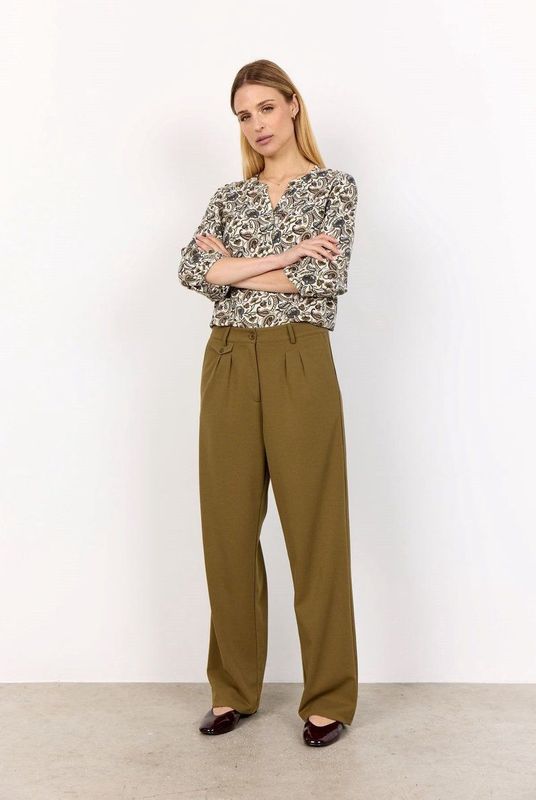 Blouse - Paisley - Viscose - Lange Mouw - Normale Pasvorm