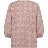 Soyaconcept - SC-SAIMA 2 - Blouse - Rood - 100% Biologisch Katoen - Driekwartmouwen