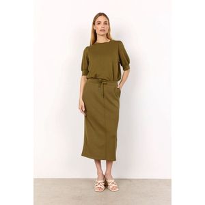 Sweatshirt met ribboorden, model 'BANU'