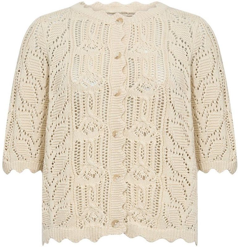 Soyaconcept - Gebreid Vest - Lichtbeige