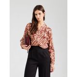 Soyaconcept - VALBORG 1 - Blouse - Beige - Dierenprint - Lange Mouw