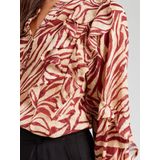 Soyaconcept - VALBORG 1 - Blouse - Beige - Dierenprint - Lange Mouw