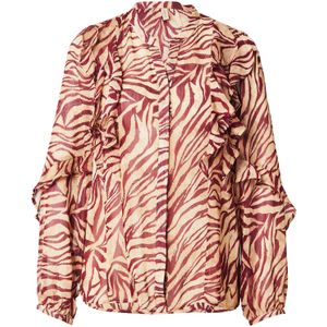 Soyaconcept - VALBORG 1 - Blouse - Beige - Dierenprint - Lange Mouw