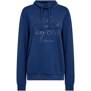 Soyaconcept - Model BANU - Sweatshirt - Opstaande Kraag - Tunnelkoord