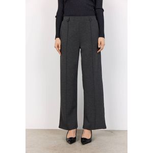 Soyaconcept - Wide Leg High Waist Casual Broek - Antraciet