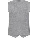 Soyaconcept - Gilet - Grijs Melange - Mouwloos - Knoopsluiting