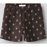 Short - All-over Print - Geweven Stof - Elastische Taille