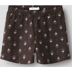 Short - All-over Print - Geweven Stof - Elastische Taille