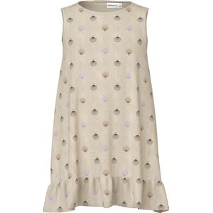 Jurk - A-lijn - Multicolor - Geweven Stof - Mouwloos