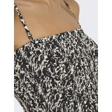 Onlzelina - Midi-jurk - Off-shoulder - Mouwloos - Gesmokt Detail - Regular Fit