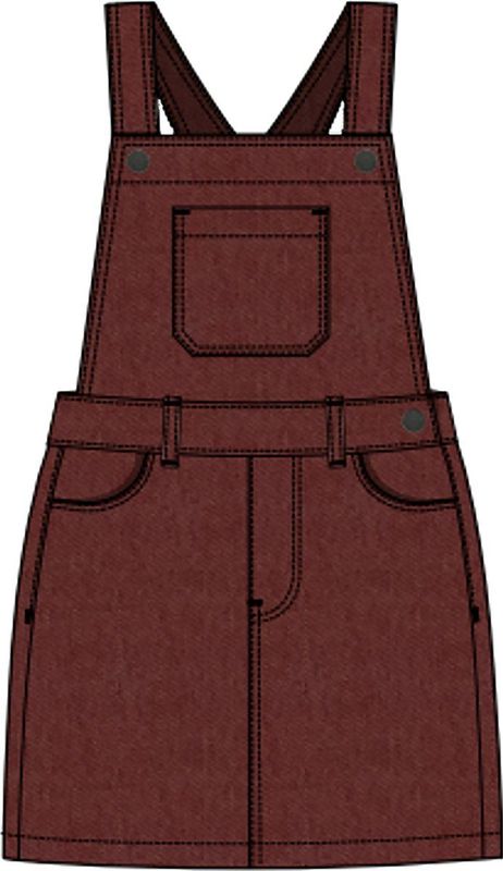 Denim - Overgooier - Jurkje - Met Drukknopen - Subtiele Slijtageplekken