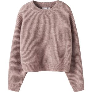 NAME IT - NKFHOLLY LS BOXY SHORT KNIT NOOS - Gebreide Pullover - Meisjes - Lange Mouwen