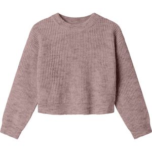 NAME IT - NKFHOLLY LS BOXY SHORT KNIT NOOS - Gebreide Pullover - Meisjes - Lange Mouwen