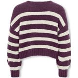 KIDS ONLY GIRL - Gebreide Trui - Paars - Lange Mouwen - Ronde Hals