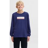 JACK & JONES - JUNIOR - Longsleeve - Zacht Katoen - Cool Logo
