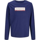 JACK & JONES - JUNIOR - Longsleeve - Zacht Katoen - Cool Logo