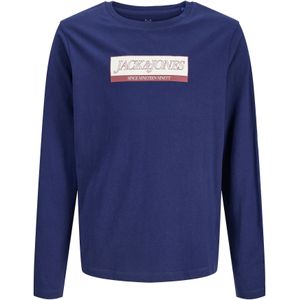 JACK & JONES - JUNIOR - Longsleeve - Zacht Katoen - Cool Logo