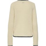 Jacqueline de Yong - Jdyevie On Contrast - Pullover - Whitecap Gray - Dames