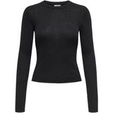 Jacqueline de Yong - Zwarte Trui - Lange Mouwen - Dames