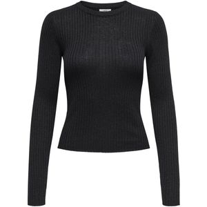Jacqueline de Yong - Zwarte Trui - Lange Mouwen - Dames