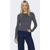 JDY - JDYPLUM - Gebreide Trui - Met Lurex - Ronde Hals - Lange Mouwen