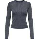 JDY - JDYPLUM - Gebreide Trui - Met Lurex - Ronde Hals - Lange Mouwen