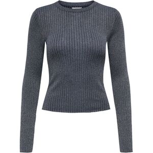 JDY - JDYPLUM - Gebreide Trui - Met Lurex - Ronde Hals - Lange Mouwen