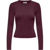 Jacqueline de Yong - Jdyplum - Trui - Bordeauxrood - Lurex - Dames