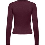 Jacqueline de Yong - Jdyplum - Trui - Bordeauxrood - Lurex - Dames